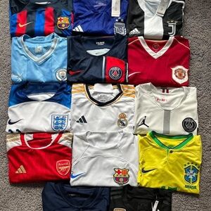 Colorful Soccer Jerseys for Fans